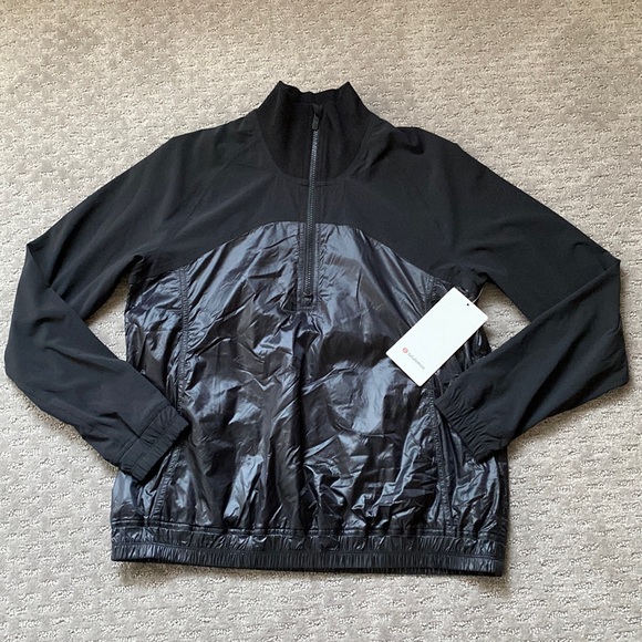 lululemon All Roads 1/2 Zip Black Size 6 NWT - Picture 9 of 11
